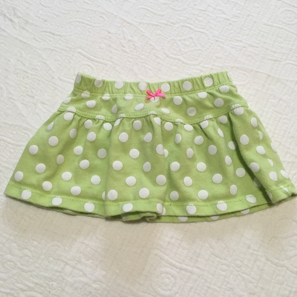 0-3m (6/$20) Polka-Dot Skirt by George - Picture 1 of 6